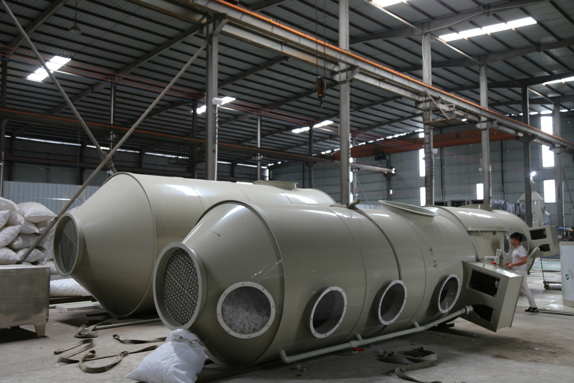 煙塵凈化塔 煙塵噴淋系統(tǒng) 金屬加工廠煙塵凈化方案