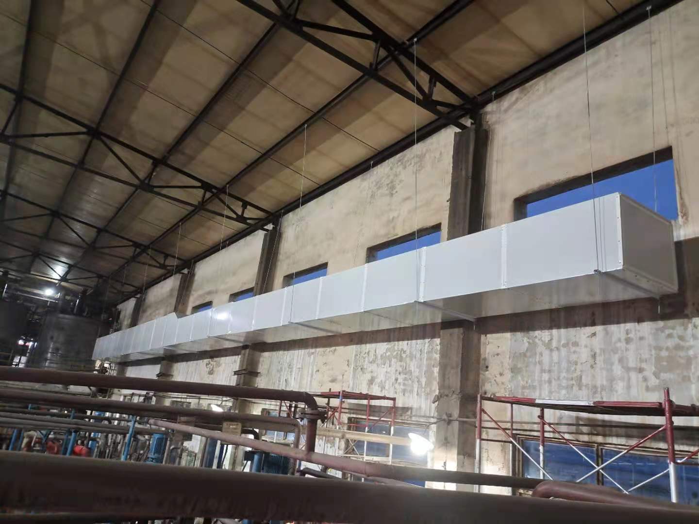 焊接車間降溫，工位降溫，崗位送風(fēng)，車間降溫方案